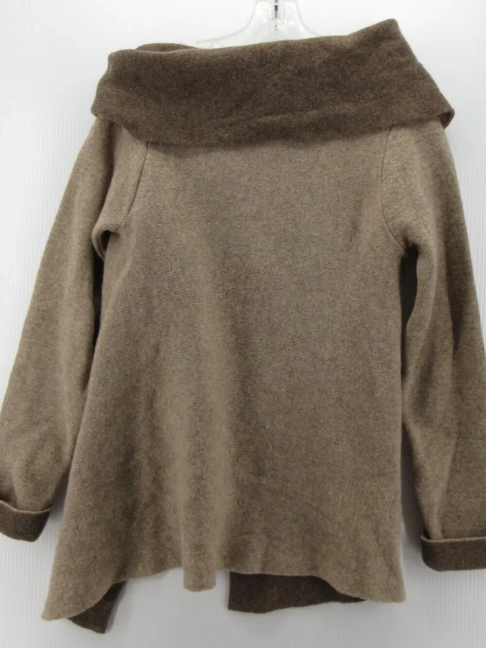 Chiaramente Sweater Small Wool Drape Wrap Lagenlook Artsy Italy * - Picture 6 of 12